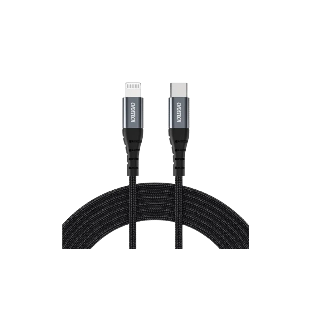 Choetech Nylon Braided USB-C to Lightning Cable