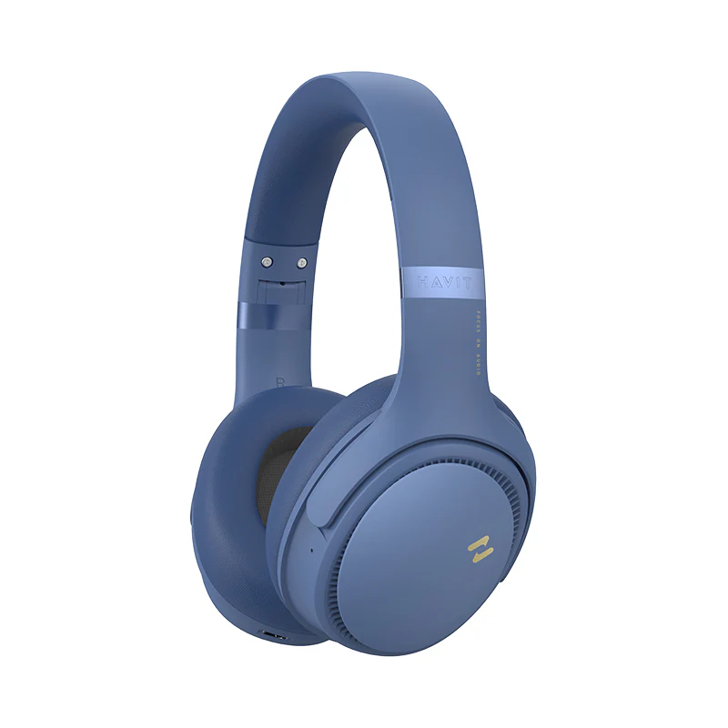 Havit H630BT Pro ANC Wireless Bluetooth Headphones - Blue
