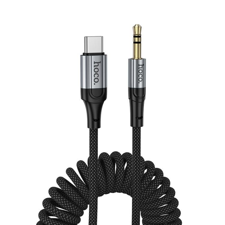 HOCO UPA33B USB-C to 3.5mm AUX Audio Cable – 1.5m Braided Stereo Adapter
