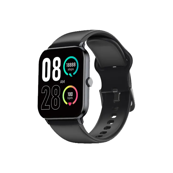 QCY GTC Smartwatch – Black Black