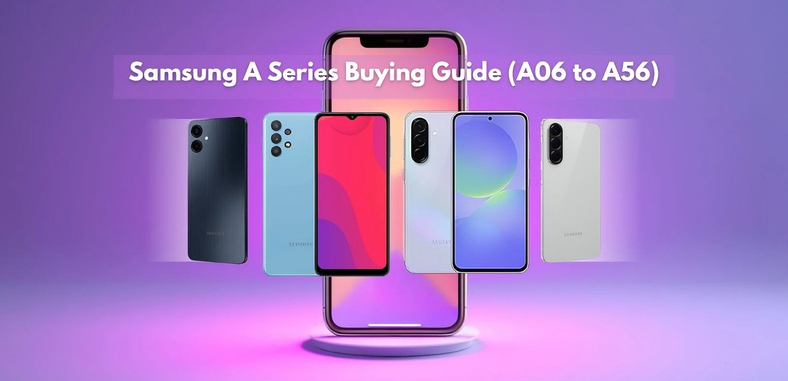 Best budgets pack Samsung A Series Buying Guide (A06 to A56)